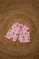Girls shorts - Baby Bunny Print Shirt & Shorts Set pink color