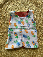 Jabla - maroon and half white color ( 2 in 1 )