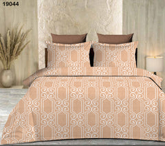 King Size Full Bedspread - Sand White Classic Design