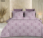 King Size Full Bedspread - Ice Gray White Classic Design