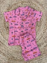 Boys shorts - Baby Bunny Print Shirt Set pink color print