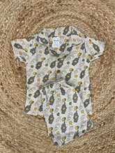 Boys shorts - Baby Bunny Print Shirt Set peach color