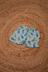 Girls shorts - Baby Bunny Print Shirt & Shorts Set blue color