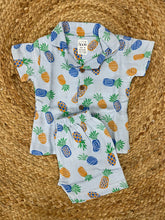 Boys shorts - Baby Bunny Print Shirt Set light blue color
