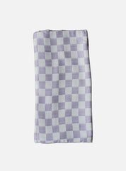Bamboo Towel - Violet Check Base