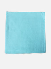 Big Muslin Towel - Sky Blue Green Plain