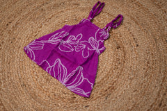 Girls Sleeveless Frock - pink color