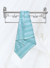Bamboo Towel - Tiffany Light White Stripe
