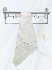 Bamboo Towel - White Light White Stripe