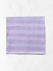 Bamboo Towel - Pink Light White Stripe