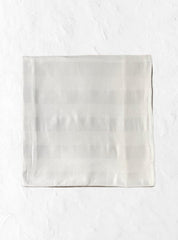 Bamboo Towel - White Light White Stripe