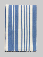 Bedsheet - white and blue