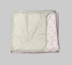 Single dohar - white and green colour