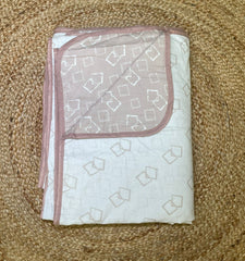 Double dohar - white and brown colour