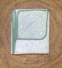 Double dohar - white and green colour