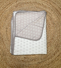 Double dohar - white and brown colour