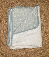 Double dohar - white and grey colour