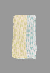 Bamboo Towel - green With blue base