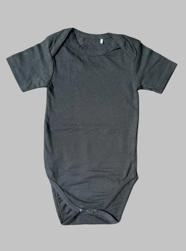 Baby Romper (12 18 Months) Full Black – The Little Wardrobe