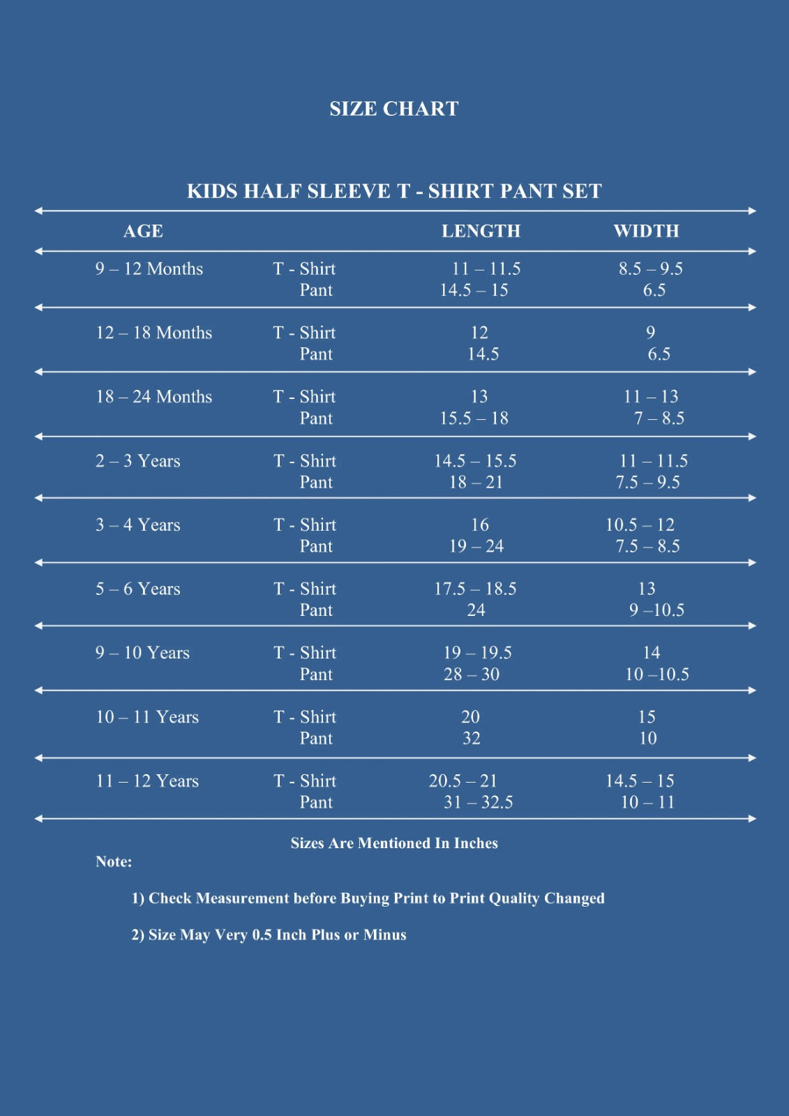 Kids T-Shirt Pant Set (5 - 6 Years) - Navy Blue Fire Dog's