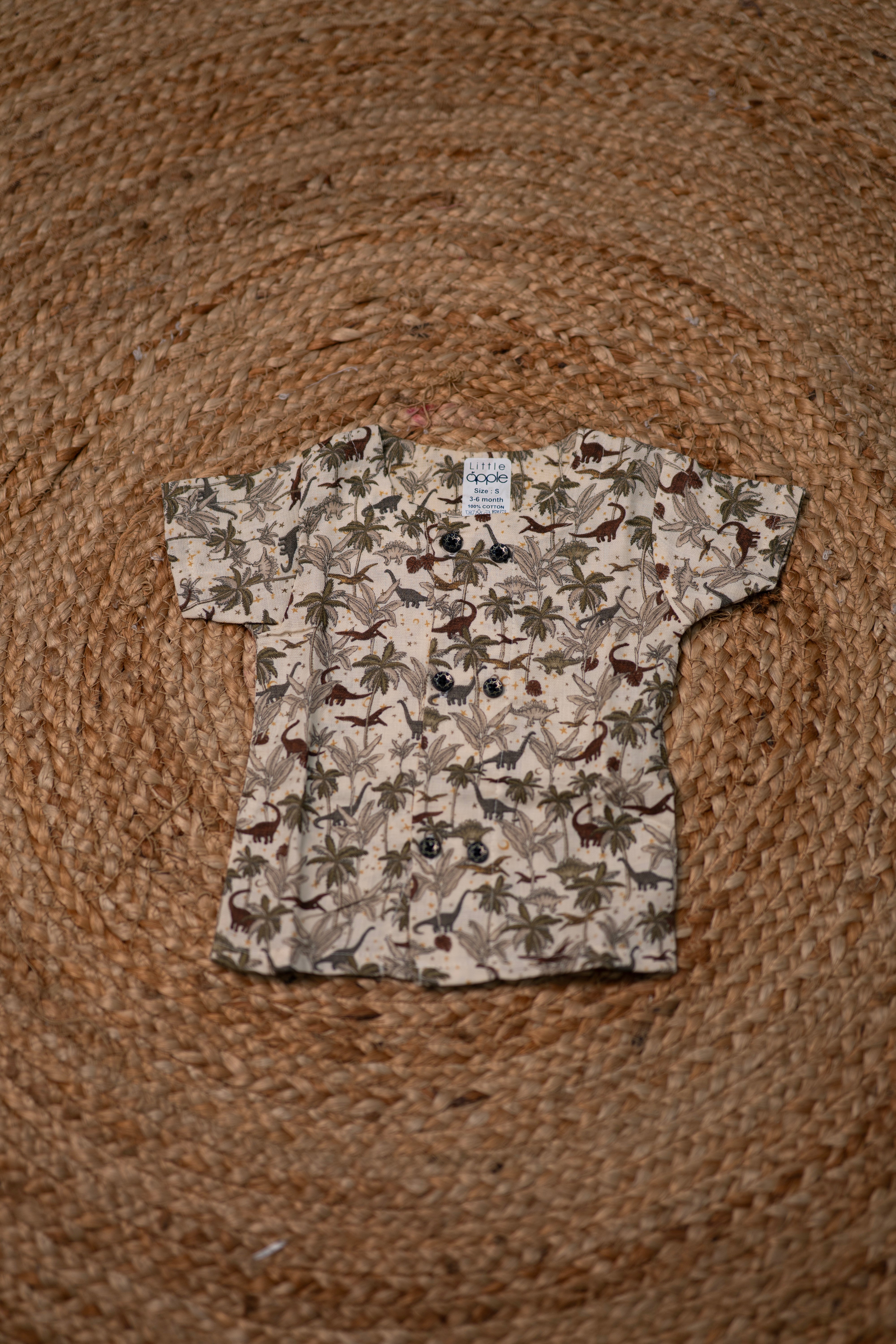 Girls shorts - Baby Bunny Print Shirt & Shorts Set brown color