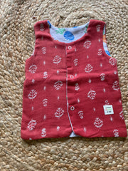 Jabla - maroon and half white color ( 2 in 1 )