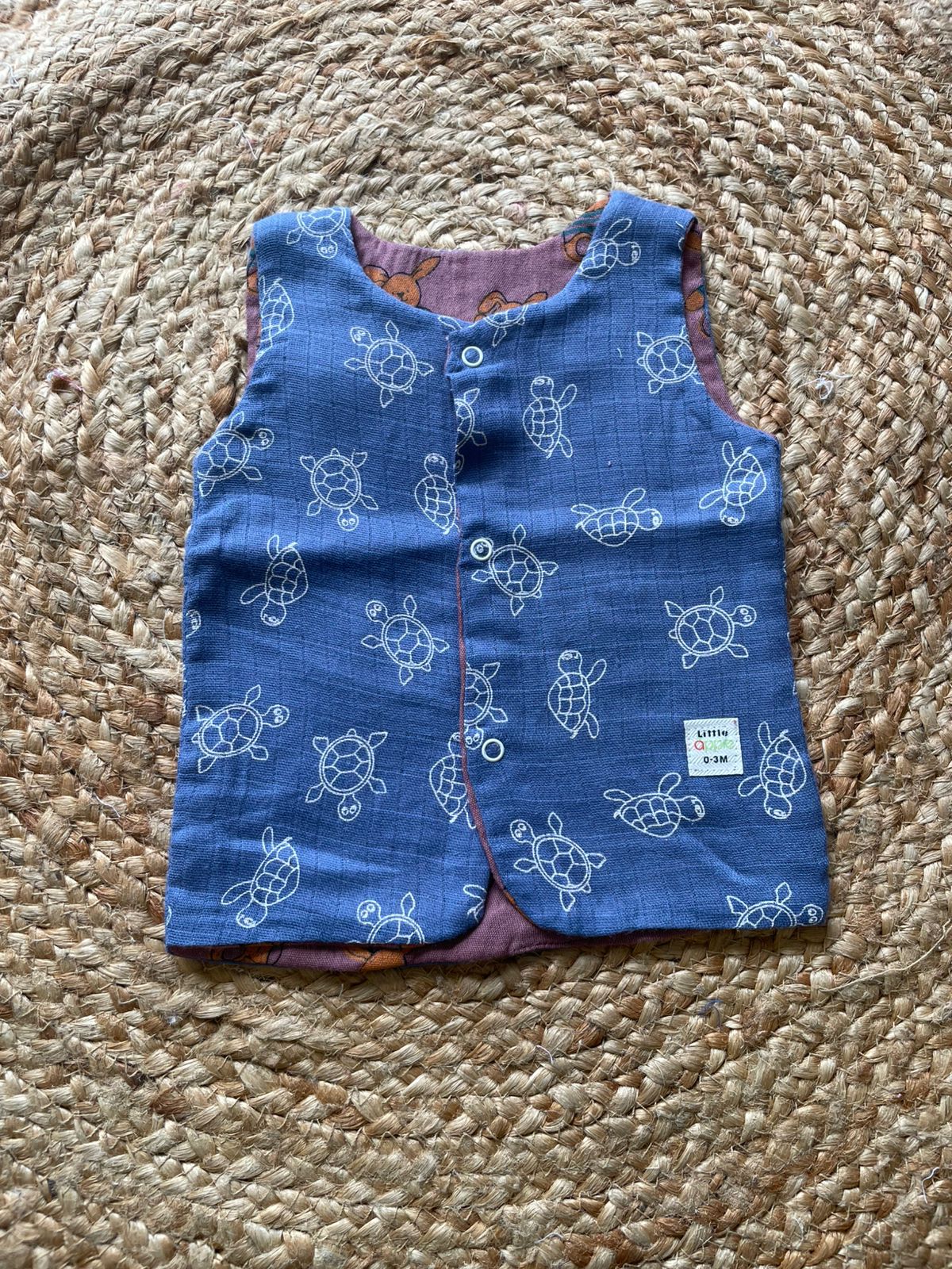 Jabla - brown and blue color ( 2 in 1 )