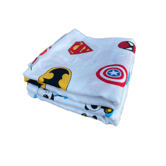 Big Muslin Towels - Super Hero Panda (Combo Pack of 2)