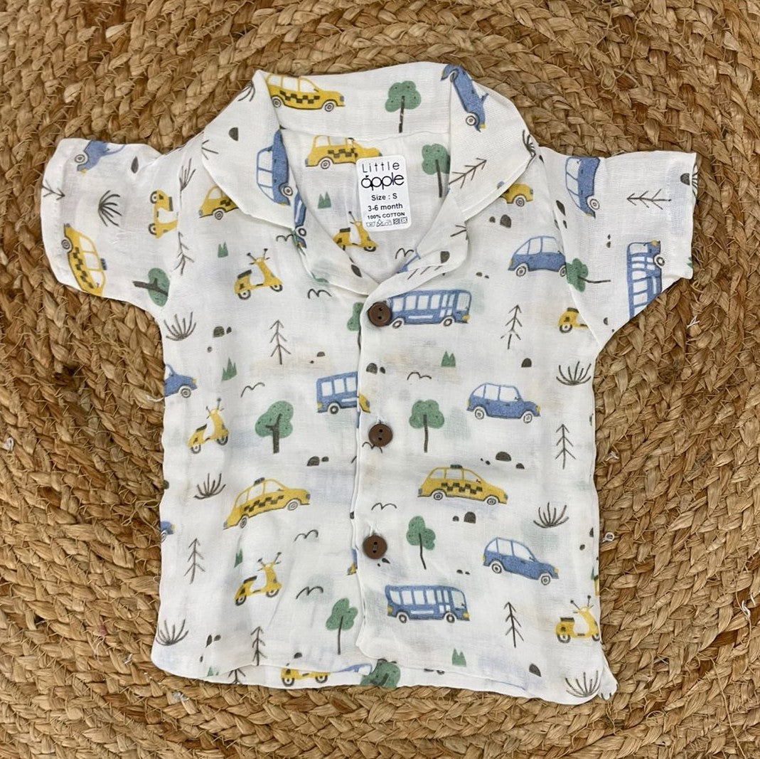 Boys shorts - Baby Bunny Print Set white base / multicolor print