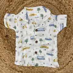 Boys shorts - Baby Bunny Print Set white base / multicolor print