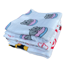 Big Muslin Towels - Hero, Dad & Koala Bear (Combo Pack of 3)