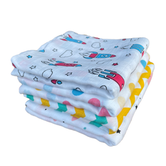 Big Muslin Towels - Rocket, Dots, Zigzag & Star's (Combo Pack 4)