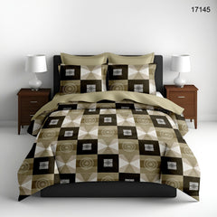 King size Full Bedspread - Grey Checked