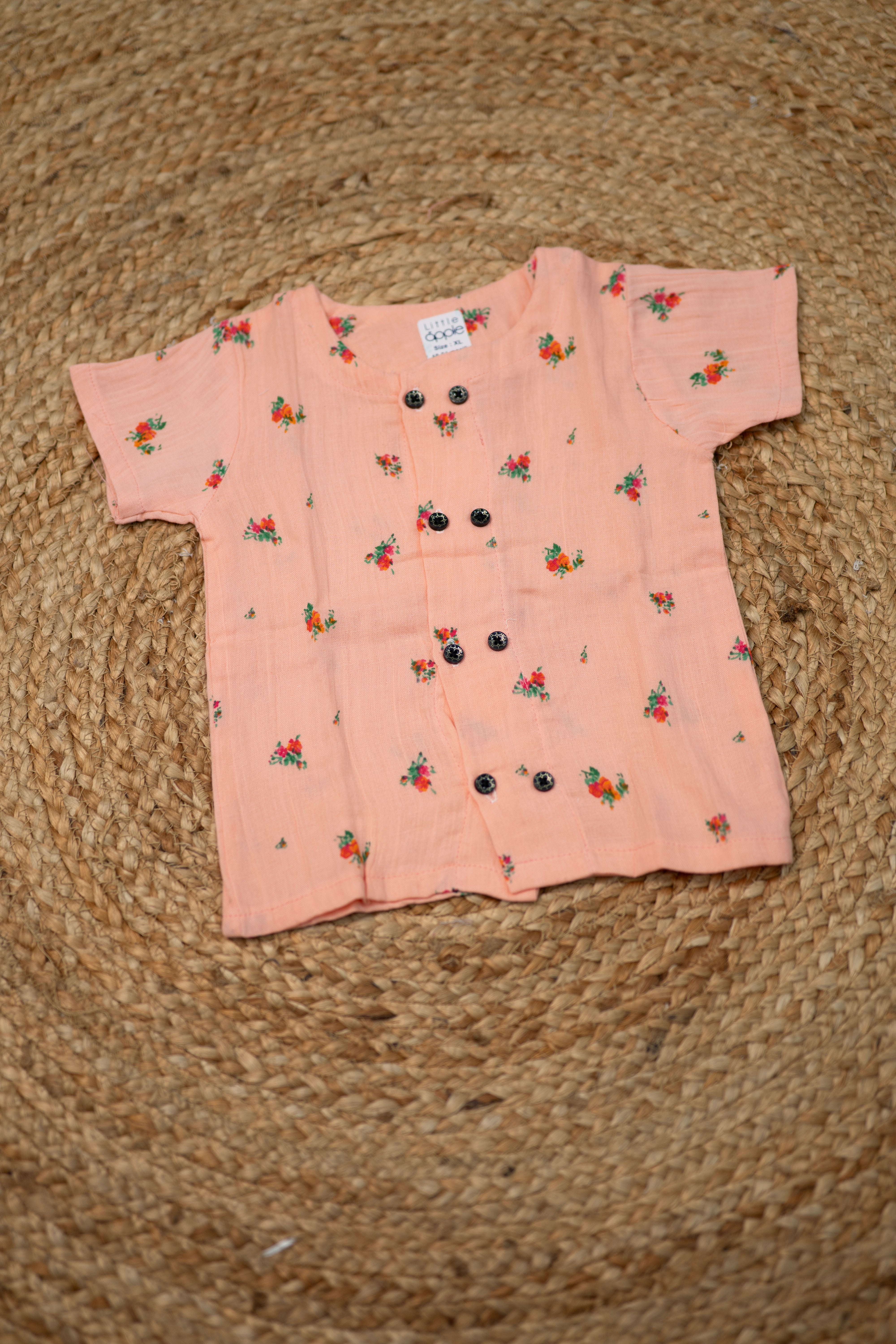 Girls shorts - Baby Bunny Print Shirt & Shorts Set pink color