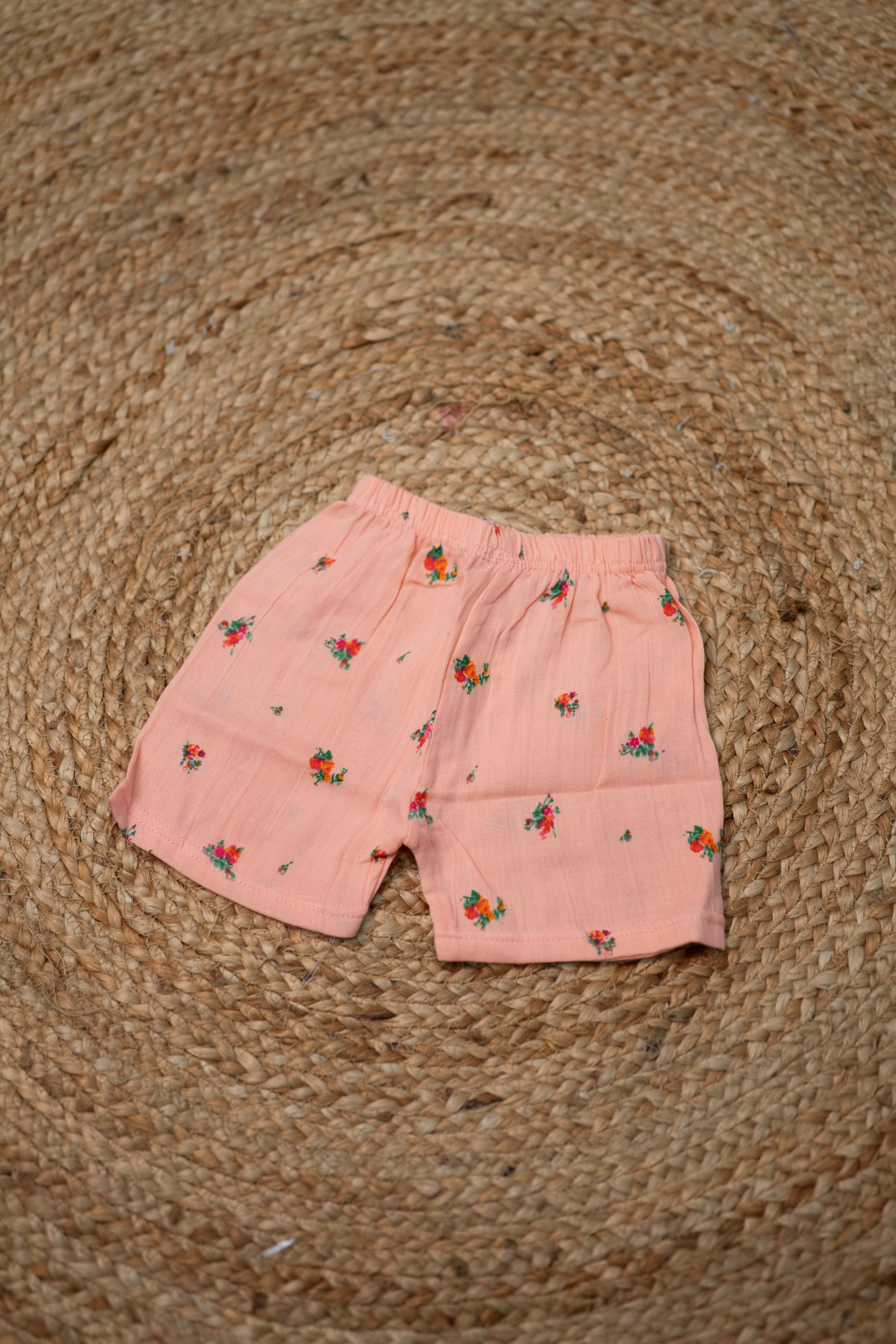 Girls shorts - Baby Bunny Print Shirt & Shorts Set pink color