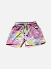 Girls Shorts - Pink , Yellow & Violet mix