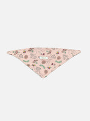 Baby Bib - Dark Rose Deer Flower