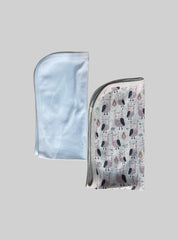 Baby Burp cloth - Pink Owl