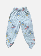 Baby Footed Pant (9 - 12 Months) - Gray Bear Air plain