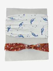 Baby Headband (Elastic) - Blue Fish
