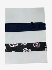 Baby Headband (Elastic) - Blue Rose Flower