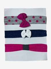 Baby Headband (Elastic) - Rose With Blue