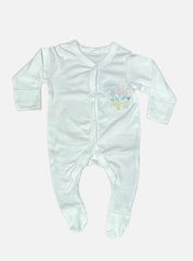 Baby Jumpsuit (6 - 9 Months) - White Little Princess