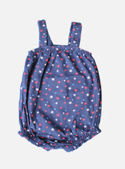Baby Romper - (18 - 24 Months) Navy Blue Multi Colour Star's
