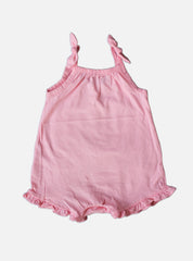 Baby Romper - (6 - 9 Months) Plain Pink