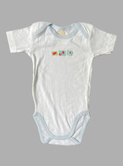 Baby Romper - White Elephant