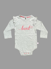 Baby Romper (12 - 18 Months) - Gray Loved