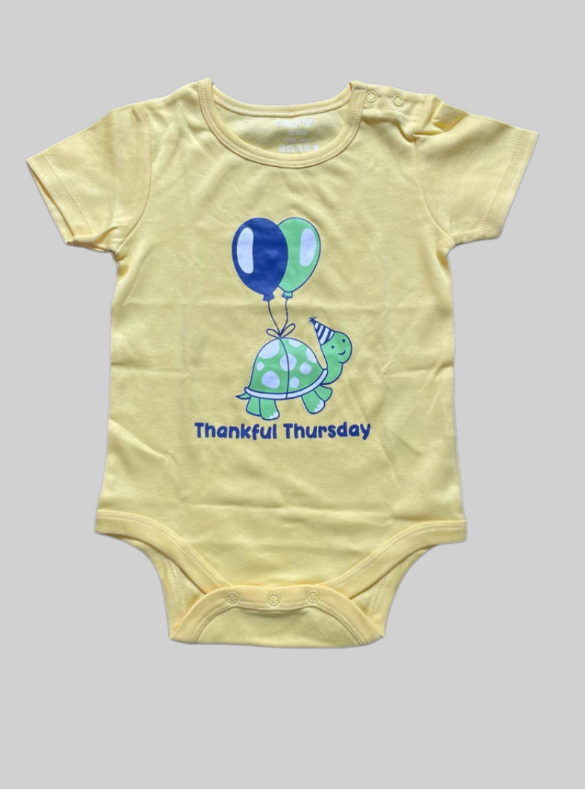 Baby Romper(12-18 Months) - Yellow