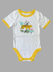 Baby Romper (18 - 24 Months) - White Tiger