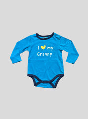 Baby Romper (9-12 Months )-Blue